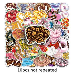 50pcs Cartoon Animal Snake Sticker Cute Personality Creative Graffiti Waterproof Decorative Laptop Luggage Water Bottle