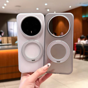For Huawei Honor Magic 8 Pro Case Hard Transparent Magnetic Ring Stand Protective Back Cover For Magic 8 7 Pro 8Lite Phone Shell