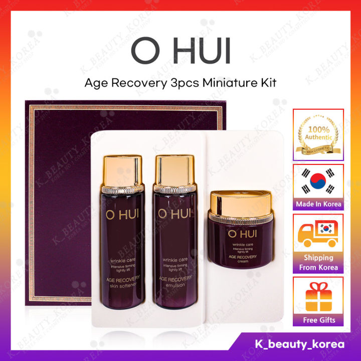 O HUI Age Recovery Set 3 with Gifts Skin Care Moisturizing Anti