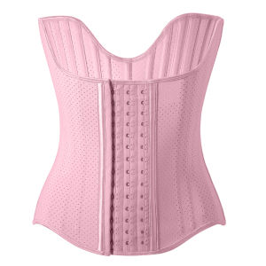 Latex Waist Trainer for Women Weight Loss Plus 25 Steel Boned Breathable Underbust Corsets and Bustiers Waist Cincher Fajas