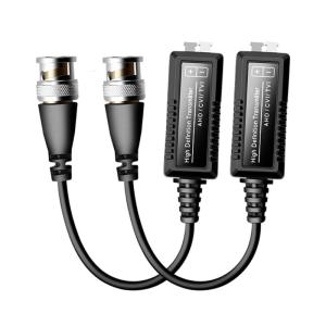 AHD/CVI/TVI twisteds video thụ động máy phát Balun Video CCTV BNC để giám sát chống nhiễu
