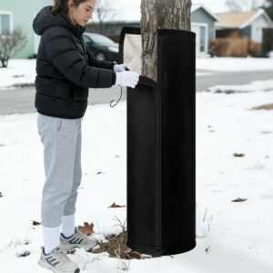 KECTTIO Self-Adhesive Plant Insulation Cover Cold-Proof Frost Protection Tree Trunk Protector Tree Trunk Wrap Heat Preservation Plant Protector Cover Winter Protection