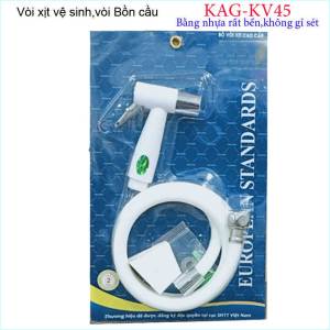 [HCM]Vòi xịt vệ sinh nhà tắm Roca KAG-KV45 vòi xịt bồn cầu màu trắng tia nước mạnh sử dụng tốt siêu bền