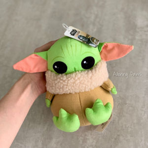 Star Wars The Mandalorian Baby Yoda Plush Pet Dog Kids Children Soft Toy with Squeaker Sound