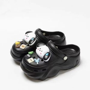 [Free Shipping] Diamond Bear EVA Clogs New Summer Style Thick-Soled Height-Increasing Beach Sandals Non-Slip High-Quality Womens Sandals