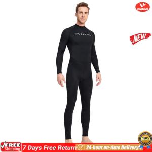 Men Diving Skin Clothes Long Sleeve Sunscreen Snorkeling Surfing Swimsuit Cold Proof with Zipper Anti-scratch Breathable Water Sports Equipment