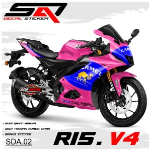 Stiker Custom Full Body R15 V4 - Dekal Sticker Variasi Motor R15 V4 Premium Racing SDA.02