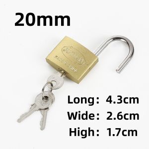 Alloy solid copper lock brass padlock Multiple sizes available