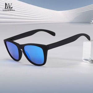 LouisWill Men’s Polarized Sunglasses Outdoor Sunglasses Retro Driving Sunglasses UV400 Clean Vision Sunglasses Cycling Riding Running Glasses for Men