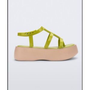 ALANA- Sendal Wedges Melisa Caribe Jelly Wanita High Platform A23