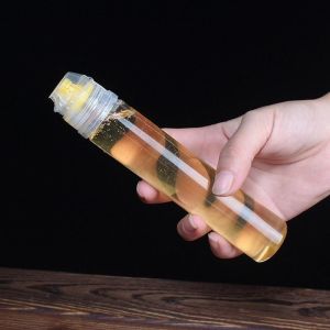 90ml Vinegar Transparent Non-Drip Honey Dispenser/ Honey Squeeze Bottle Kitchen Tool