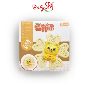 [𝐒𝐆 𝐒𝐞𝐥𝐥𝐞𝐫] BabySPA 3 Bugs Insect Spinner Fun Spinner Toys Rattle for Babies in Fun Beautiful Colors