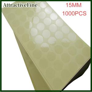 AttractiveFine 1000 15 mét rõ ràng Vòng Sticker vòng trong suốt nhãn vòng tròn PVC niêm phong nhãn