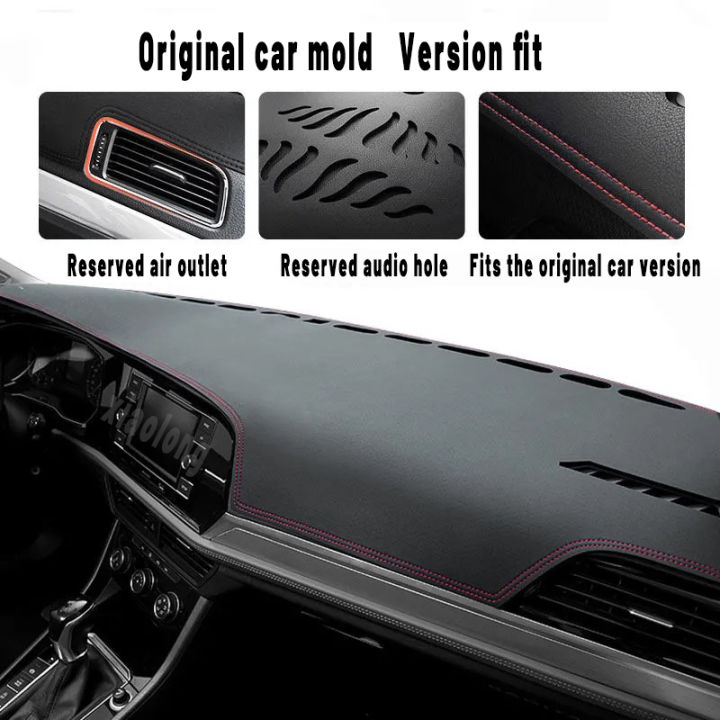 Thickened Insulated leather dashboard cover pad for Nissan Almera 2011 ...