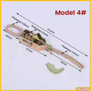 Nurm Truck Trailer Body Clamp Hasp Metal Buckle Lock Fastener Latch Catch Lockable