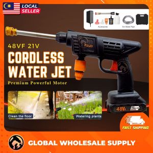 Cordless Water Jet High Pressure Portable Car Wash Water Jet Rechargeable Pressure Washer Cuci Lumpur Banjir High Power