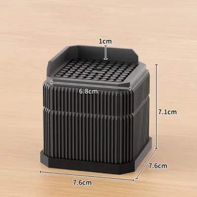 JJHY Non-slip Furniture Foot Pad Adjustable Square Bed Lifts Risers Professional Heavy-Duty Bed Lifter Desk Sofa Chair Legs