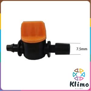 Klimo Mini Valve For 4/7mm Hose Irrigation Water Flow Control Valve With Barb