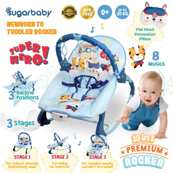 Sugar baby bouncer 10 in 1 on sale