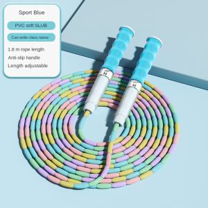 FUNG Bamboo Joint Soft Bead Skipping Rope 2.8m Anti-Skid Sports Rope Fitness Equipment Segmented Fitness Jump Rope Bodybuilding
