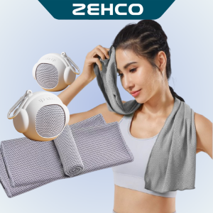 Sport Towel Super Quick Dry 30x100cm with Storage Case Mesh Super Absorbent Breathable Tuala Sukan