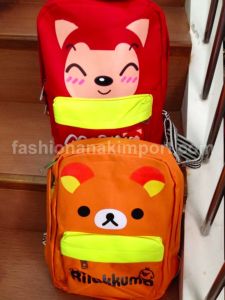 Tas Ransel Anak Rilakkuma Orange BAG710