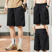 Buy one Take one Shorts For men Ice Silk Pants For Men Original Casual Shorts Ultra-Thin Summer Losse Quick Dry Sports Running Short Brand Drifit Short Breathable Beach Pants Simplicity Five-Quarter Pant Basketball Sweatpants
