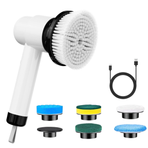 Portable Electric Brush Cleaner 3 Speed Adjustments Waterproof Construction Removable Household Appliance