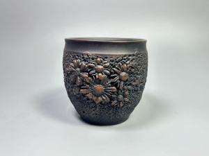 Jianshui Clay Pure Handmade Lotus Full Carving Teacup Kung Fu Tea Set Drinkware Tea Ceremony (Not Yixing Zisha) 120ml2026