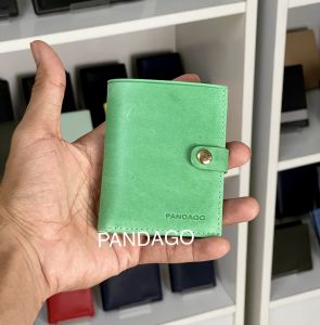 Ví Da Nam Mini 07 (Size Chuẩn 10 x 8 cm) Da Bò Nguyên Tấm Nhập Khẩu