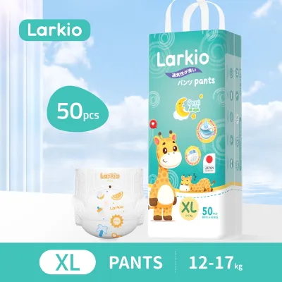 Larkio Giraffe Baby Night Diaper Pants Bundle S-XXXL Pull-up Pants Baby diapers All size 50pcs free shipping#LND#LNP