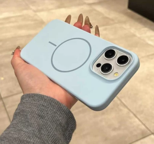 NEW SILKY MAGSAFE compatible for iPh 11 12 13 14 15 16 Plus Pro Max softcase liquid magsafe