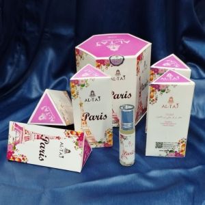 Parfum Al-Taj Original Non Alcohol Varian Aroma Paris [ Kemasan 6x6ml/Box ] Roll On