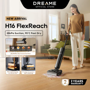 [New] Dreame H16 Flexreach Smart Wet & Dry Vacuum 180° Fully Flat Floor Washer 95°C Hot Self-Clean