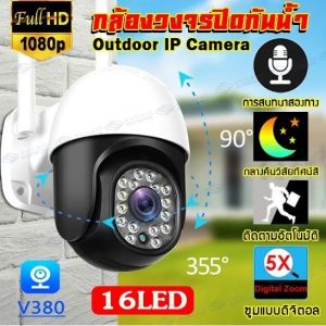 กล้องวงจรปิด wifi 3ล้านพิกเซล ดูผ่านมือถือ จับการเคลื่อนไหว ชัดกลางวัน-กลางคืน ดูแลคุณ 24ชม.อั