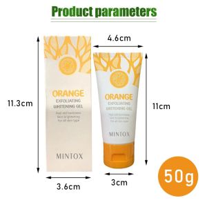 Exfoliating Gel Face Eksfoliasi Wajah Blackhead Cleaner Orange Exfoliating Whitening Gel Pengelupas Kulit Pemutih Pengelupas Pelembab Pengelupas Kulit Wajah Penggosok Tubuh Gmeelan Ori