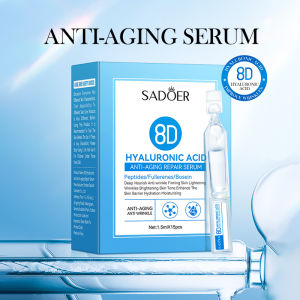 【Super low price】Hyaluronic Acid Face Serum Moist Tender Skin Deep Nourish Fullerenes Collagen Elastic Serum Brightening Lifting Skin Care Korean