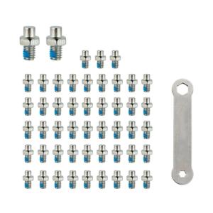 50 cái xe đạp đường trường đạp vít 4mm luồng bu lông đinh ghim xe đạp đạp đạp gai Phụ Kiện Xe Đạp Dễ sử dụng