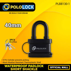 POLOLOCK Water Proof Padlock Long Shackle 40mm & 50mm