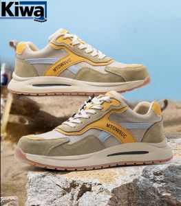 รองเท้าเซฟตี้ รองเท้าทำงาน รองเท้ากีฬาสำหรับผู้ชาย กันลื่น ทนต่อการสึกหรอ ป้องกันการชน ป้องกันการเจาะ ทันสมัย น้ำหนักเบา และระบายอากาศได้ดี มีในสต็อก ร้อนแรงตอนนี้