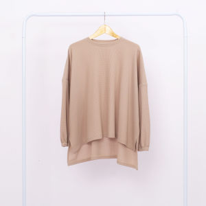 Atasan Baju Wanita Wafle Uniqlo Kaos Polos Wafle Uniqlo Baju Casual Wanita Atasan Lengan Panjang Wanita