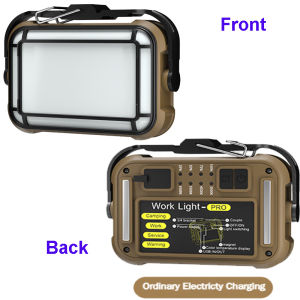 (Delivery from the Philippines) Solar Handlamp Cross Border COB Overlight Multi-purpose Charging Treasure Outdoor Camping Light