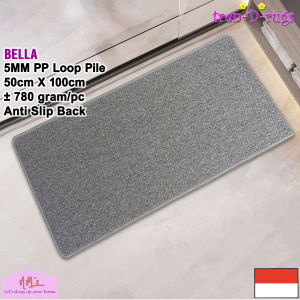 Tren-D-rugs Keset kaki polos alas lantai dapur panjang kamar tidur anti slip 50 cm x 100 cm - NMs