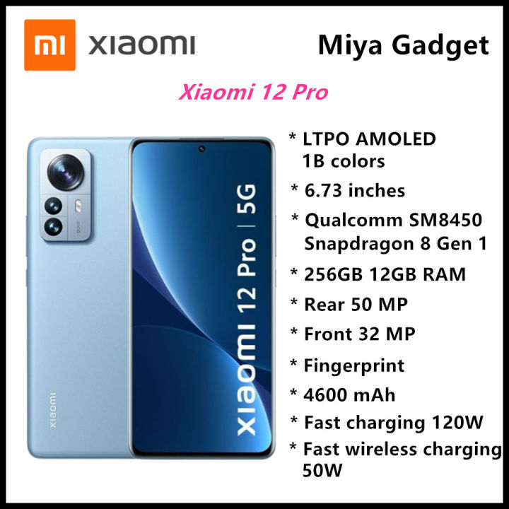 Xiaomi Mi 12 PRO 5G 12GB/256GB 6.73 Snapdragon 8 GEN1 50MP 120W - 18MIN  CHARGE!