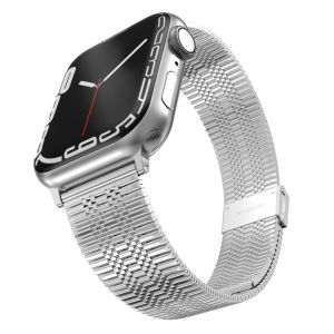 Metal band compatible with apple watch strap ultra 2 49mm Stainless Steel Milanese Watchband iwatch series 9 8 7 6 SE 5 4 3 2 strap 41mm 45mm 42MM 44MM 38mm 40mm accessories