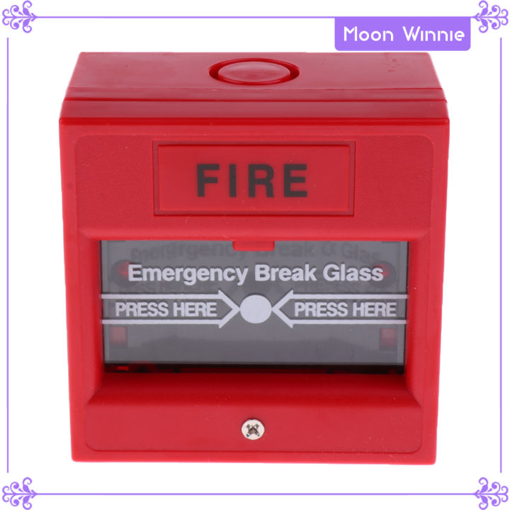 Moon Emergency Door Release Fire Alarm Home Security Glass Break Alarm ...