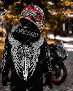 Jaket Hoodie Prostreet The Dark Guardian Riders Terbaru / Hoodie Prostreet Sayap Guardian / Hoodie Prostreet Terbaru / Jaket Pria Dewasa / Hoodie Motoran Sweater jaket riders / Jaket Sweater Cowok Terbaru 2022 Keren Gaya