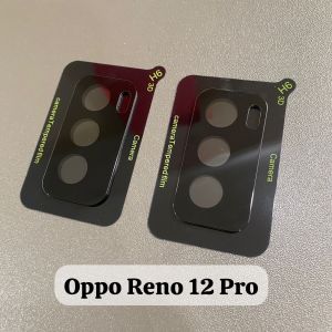 Tempered Glass Camera Full Oppo Reno 12 5G 12Pro/Reno11 11F 11Pro/Reno10 10Pro 10Pro+/Reno8T 5G 8T 4G Pelindung Kaca Layar Kamera Anti Gores Lens Lensa Cam Protector Kamera Belakang/Back Temperd Glas Hitam Black Murah Baru Reno12 11 10 Pro+ Pro Plus +