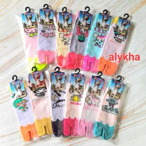 perpasang kaos kaki anak jempol motif karakter/kaos kaki anak jempol tk