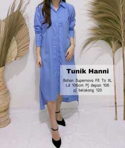 Tunik HANNI: Pakaian Wanita Desain Nyaman & Harga Terjangkau
